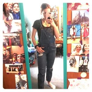 Forever 21 mom Jean overalls